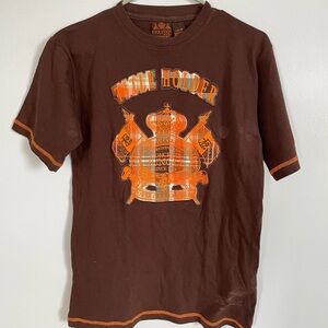Evolution in design Brown and Orange Kids Short Sleeve Tee size large 14-16